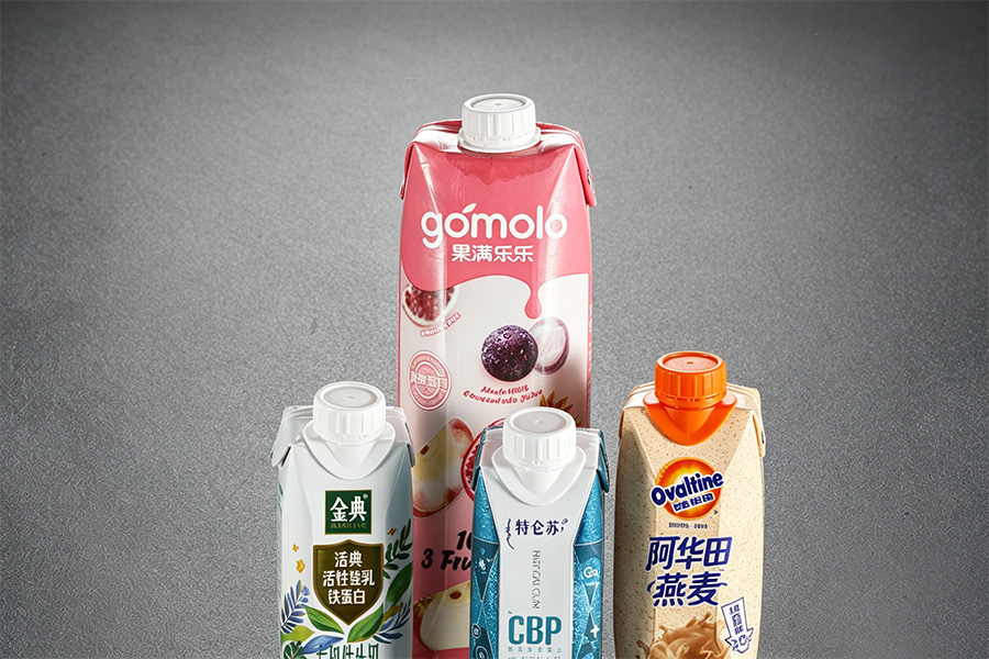 Tappi di cartone di succo